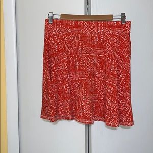 Aztec print circle skirt